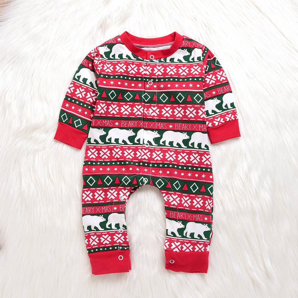 Adorable Christmas Santa xmas Plaid Romper for Infant Boys and Girls!