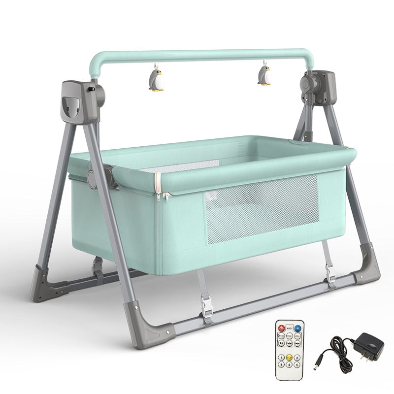 Smart and Versatile Infant Electric Cradle for Ultimate Comfort and Convenience