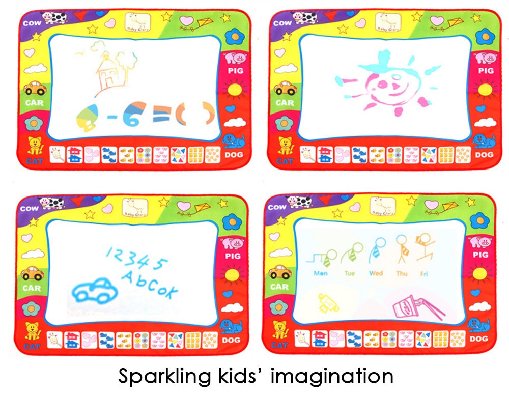 Magic Water Doodle Mat - Fun and Mess-Free Drawing Activity for Kids