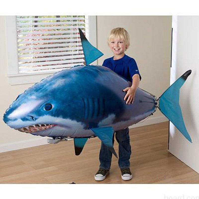 Shark Toy Air Swimming Fish - Remote Controlled, Infrared Flying RC Airplanes Balloons