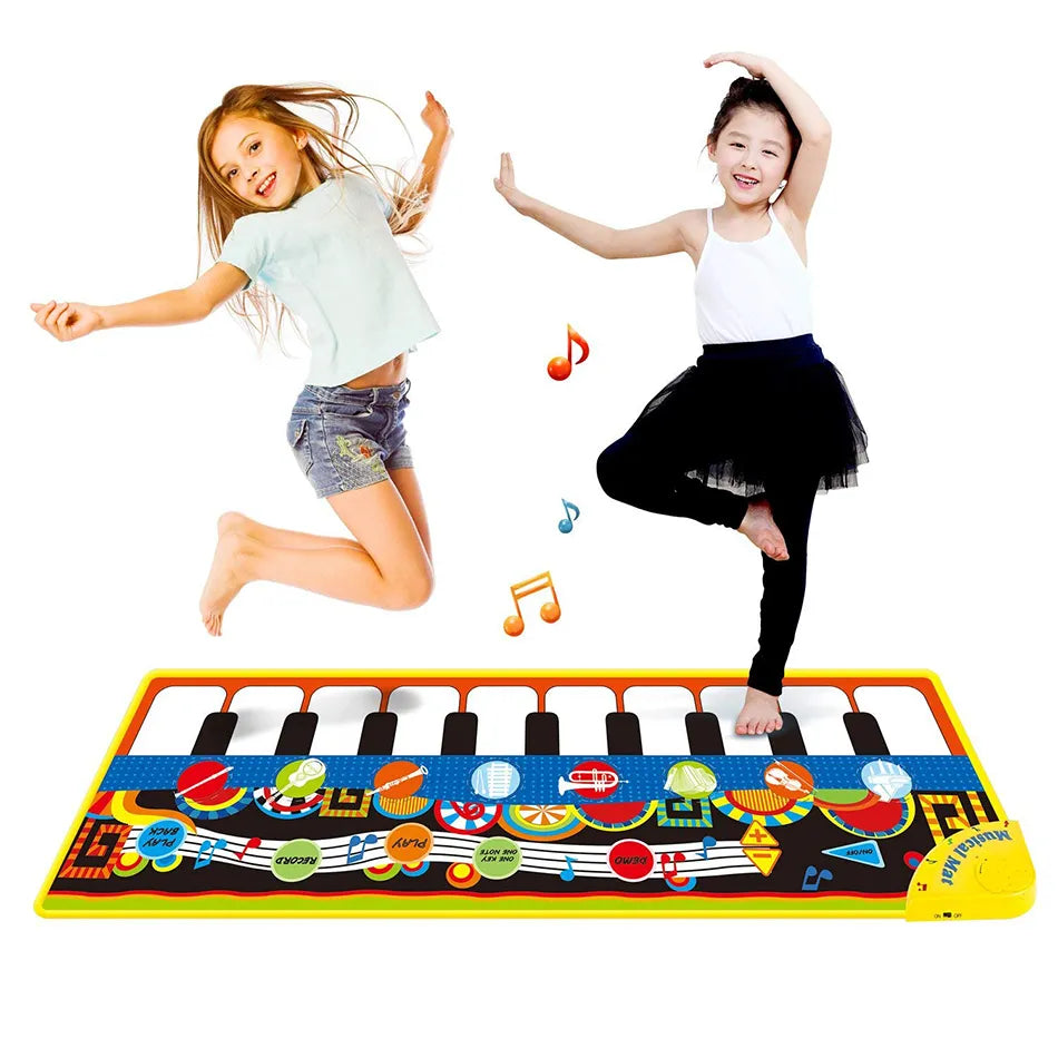 Interactive Musical Piano Mat - Fun Toy for Babies and Toddlers, Educational Game Carpet with Musical Instruments, Perfect Gift for Kids