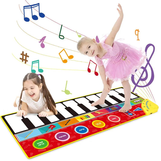 Interactive Musical Mat - Baby Piano Keyboard Toy for Crawling and Education - Montessori Play Rug for Kids - Fun Gift Idea