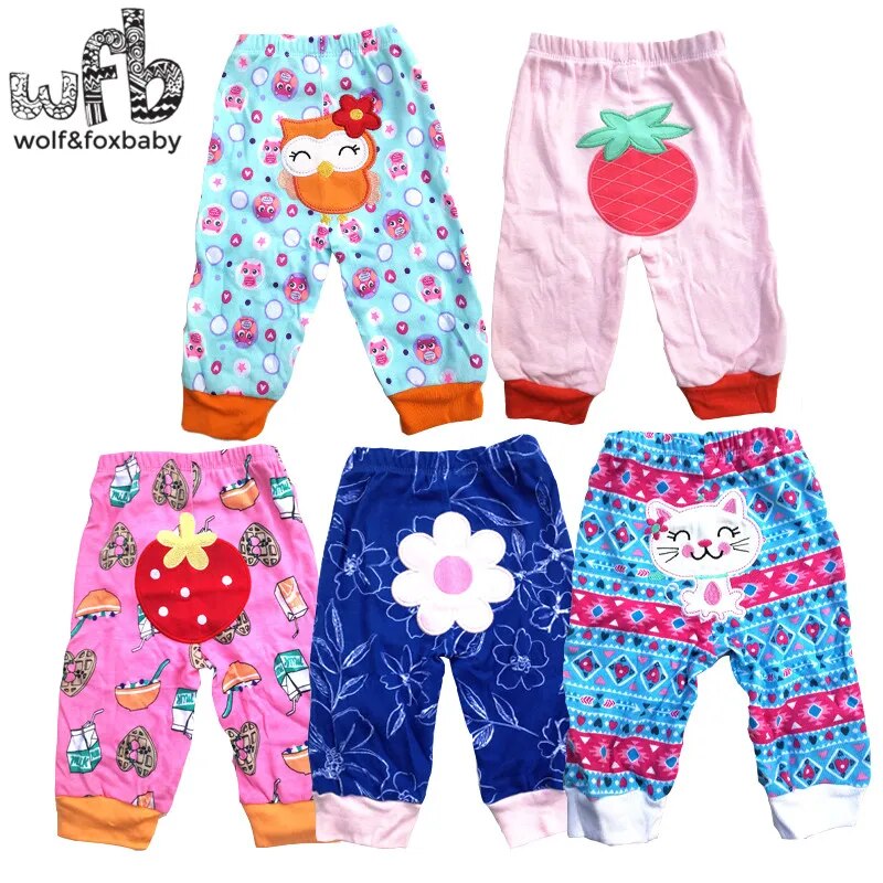 Charming 5pcs Cartoon PP Pants Set for Baby Boys and Girls - Perfect Infant Clothing for Unmatched Comfort