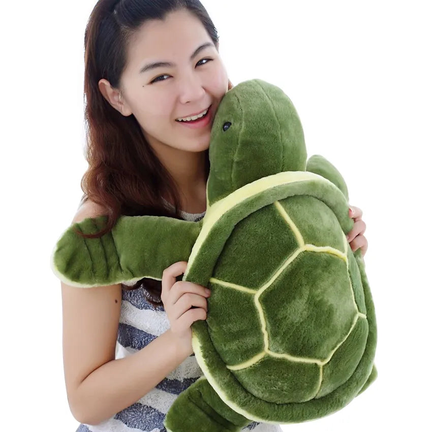 Plush Tortoise Toy – Adorable Turtle Plush Pillow for Gift Giving