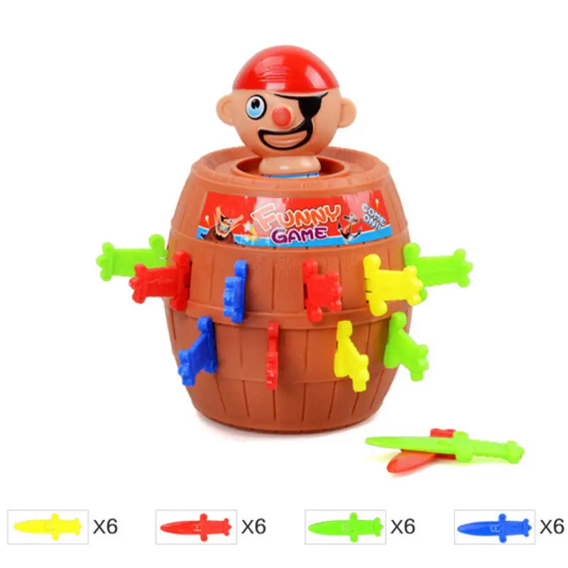 Pirate Barrel Game Novelty Kids Children Funny Lucky Game Gadget Jokes Tricky Pop Up Toy Family Fun Game toy