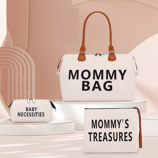 Trendy Travel Bag Set - Stylish and Functional Mummy Bag Trio