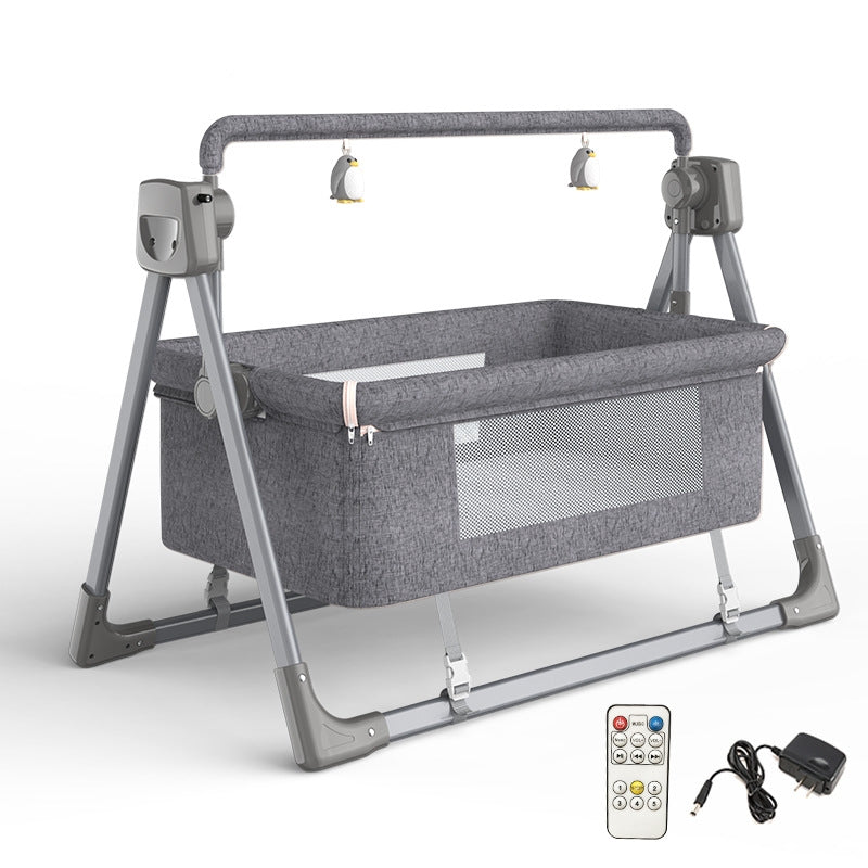 Smart and Versatile Infant Electric Cradle for Ultimate Comfort and Convenience