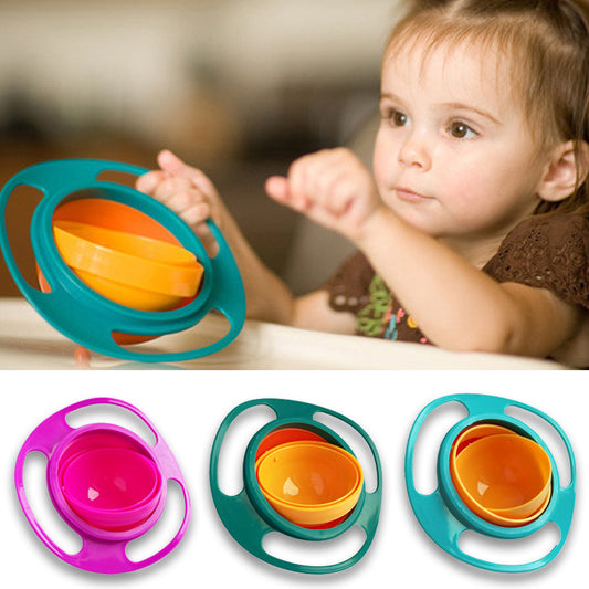 Ultimate Spill-proof Universal 360° Rotating Bowl for All Ages